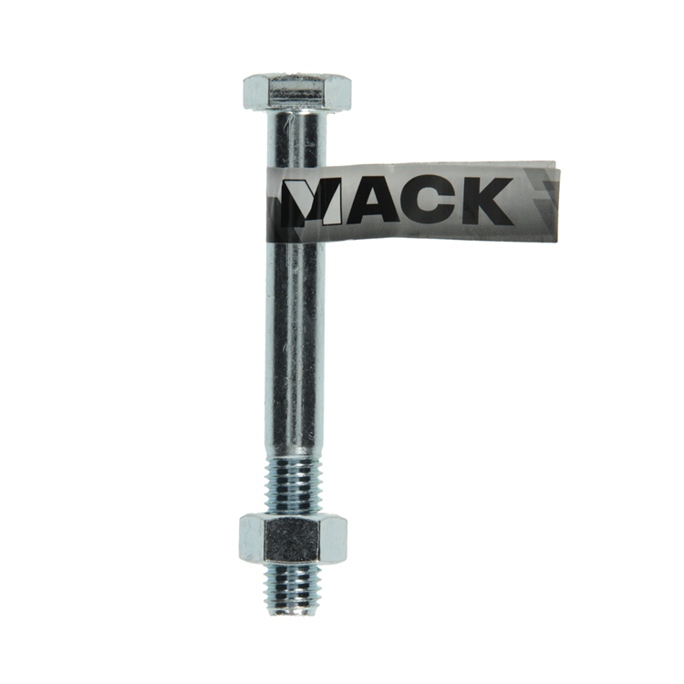 Mack 1017634 - boulon mécanique + écrou acier galvanisé 1 pièce m12 x 100 mm | 10 pièces