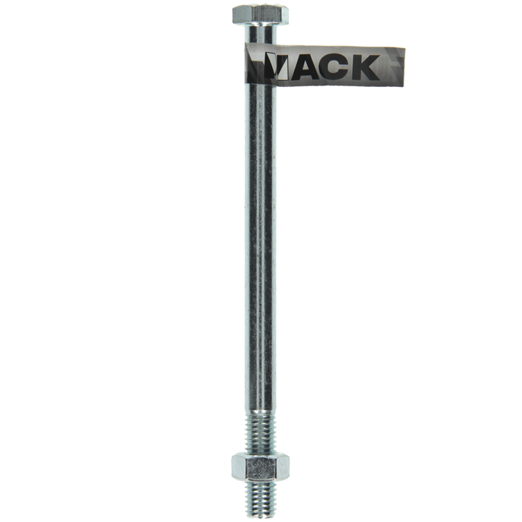 Mack 1017638 - boulon mécanique + écrou acier galvanisé 1 pièce m12 x 180 mm | 10 pièces