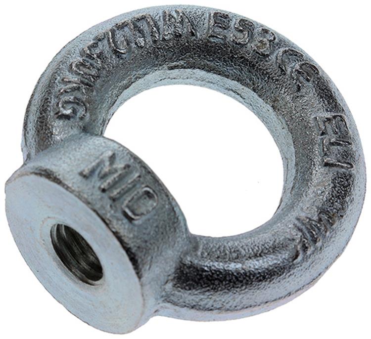 Mack 1008469 - 1 écrou à bague DIN 582 m10 galvanisé | 10 pièces