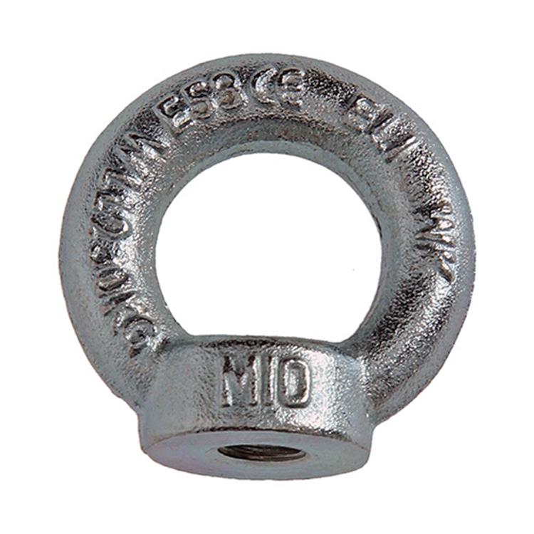 Mack 1008469 - 1 écrou à bague DIN 582 m10 galvanisé | 10 pièces
