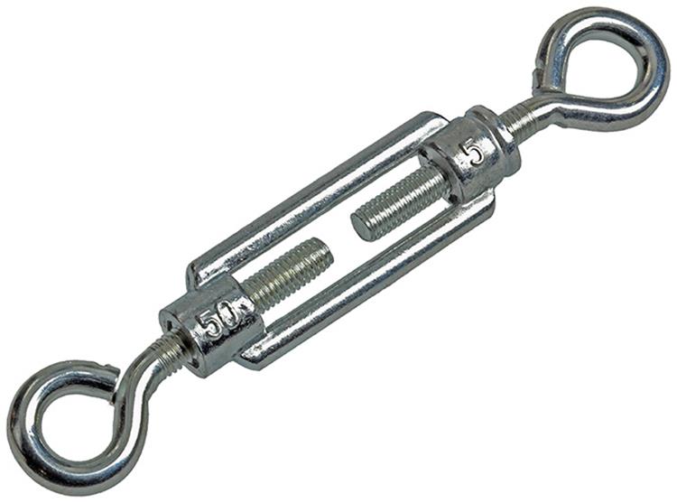 Mack 1008470 - 2 tendeurs 2 yeux m5 x 50mm galvanisé | 10 pièces