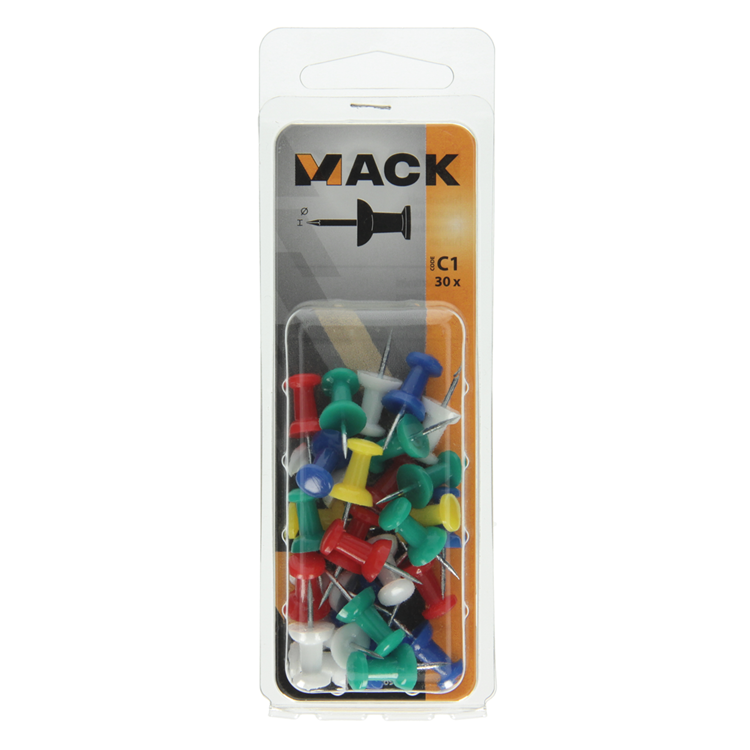 Mack 1017869 - tableau d'affichage en acier à aiguilles + plastique 30 pcs | 5 pièces