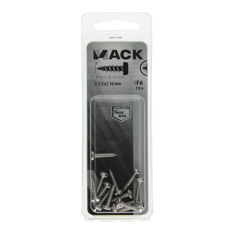 Mack 1019782 - vis autotaraudeuse culasse A2 13 pcs 3,5 x 16 mm | 10 pièces
