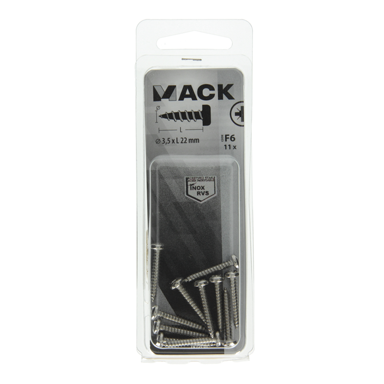 Mack 1019783 - vis autotaraudeuse culasse A2 11 pcs 3,5 x 22 mm | 10 pièces