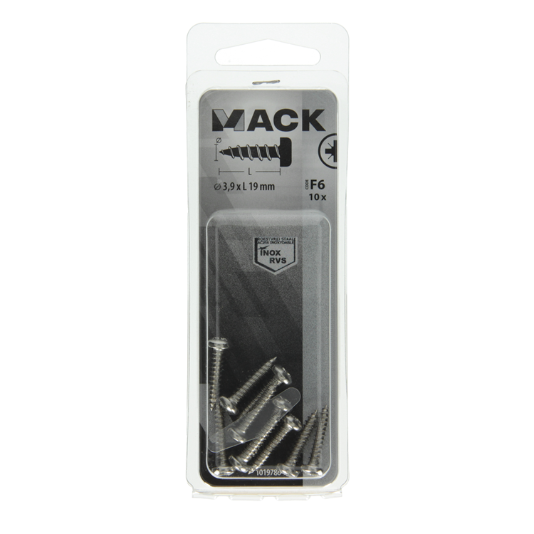 Mack 1019786 - vis autotaraudeuse culasse A2 10 pcs 3,9 x 19 mm | 10 pièces
