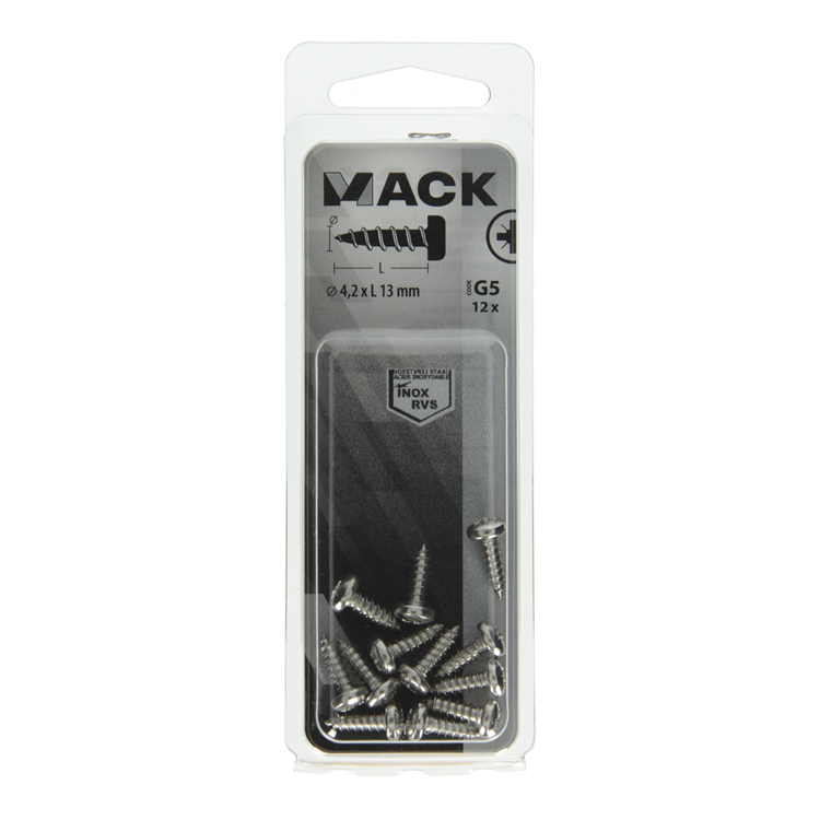 Mack 1019788 - vis autotaraudeuse culasse A2 12 pcs 4,2 x 13 mm | 10 pièces