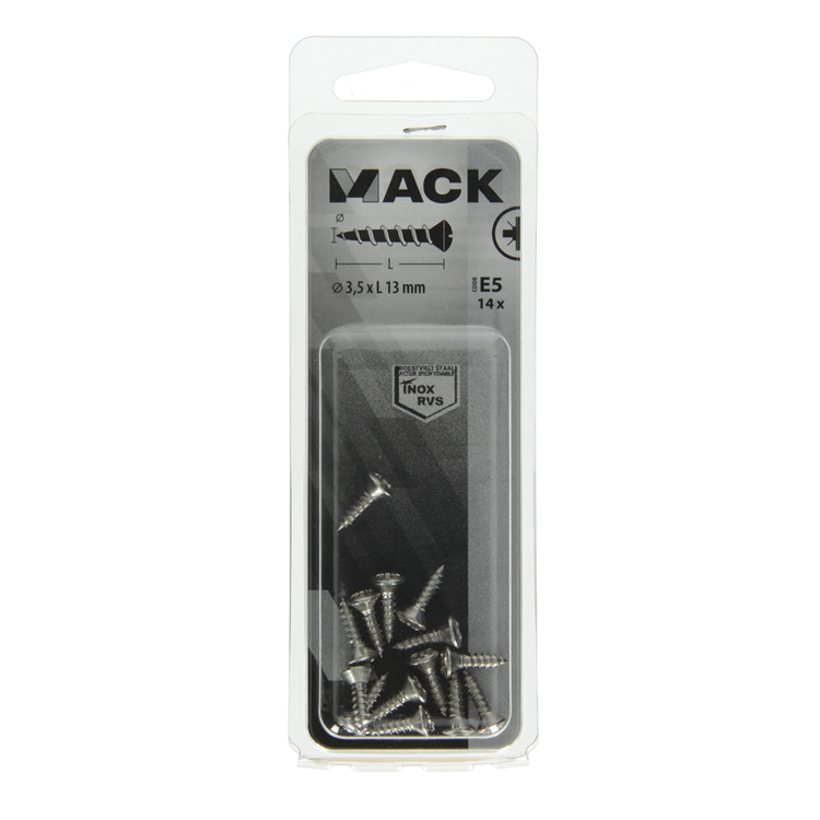 Mack 1019798 - vis autotaraudeuse à tête sphériquea2 14pcs 3,5 x 13 mm | 10 pièces