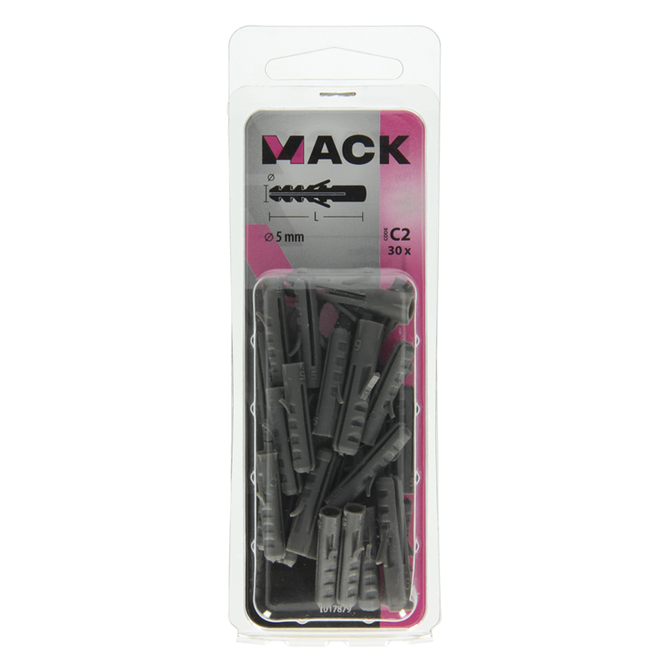 Mack 1017879 - bouchon polyéthylène 30 pcs 5 mm | 10 pièces