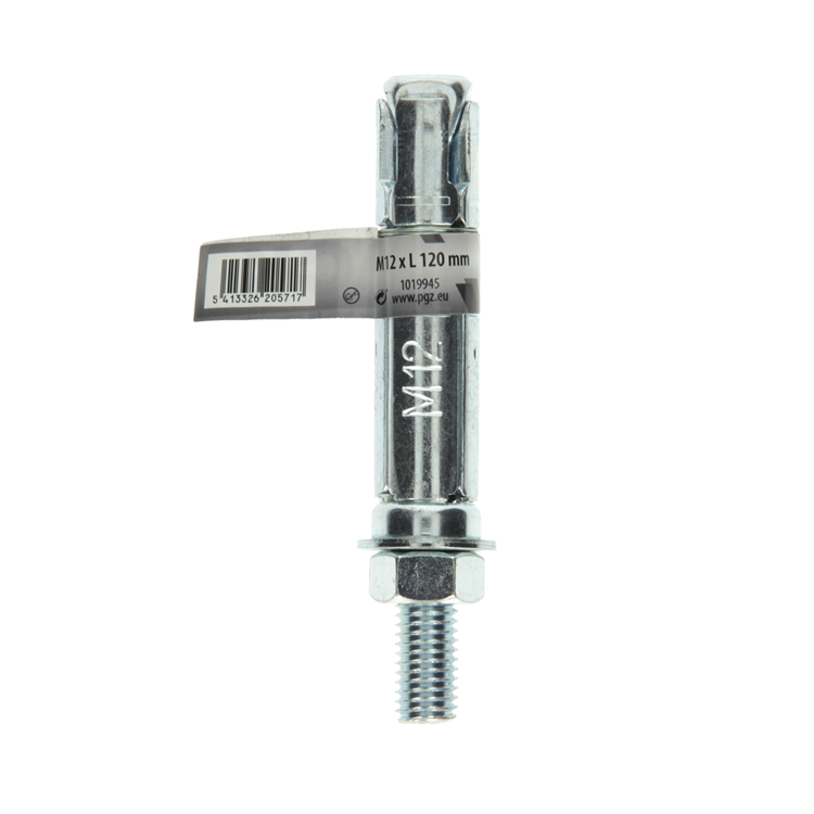 Mack 1019945 - boulon à coin galvanisé 1 pièce m12 x 120mm | 5 pièces