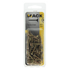 Mack 1017964 - vis pour panneaux d'aggloméré avec tête plaquée jaune. 85 pièces 3,5 x 25 mm | 5 pièces