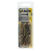 Mack 1017972 - vis pour panneaux d'aggloméré avec tête plaquée jaune. 50 pièces 4,0 x 35 mm | 5 pièces - afbeelding 6