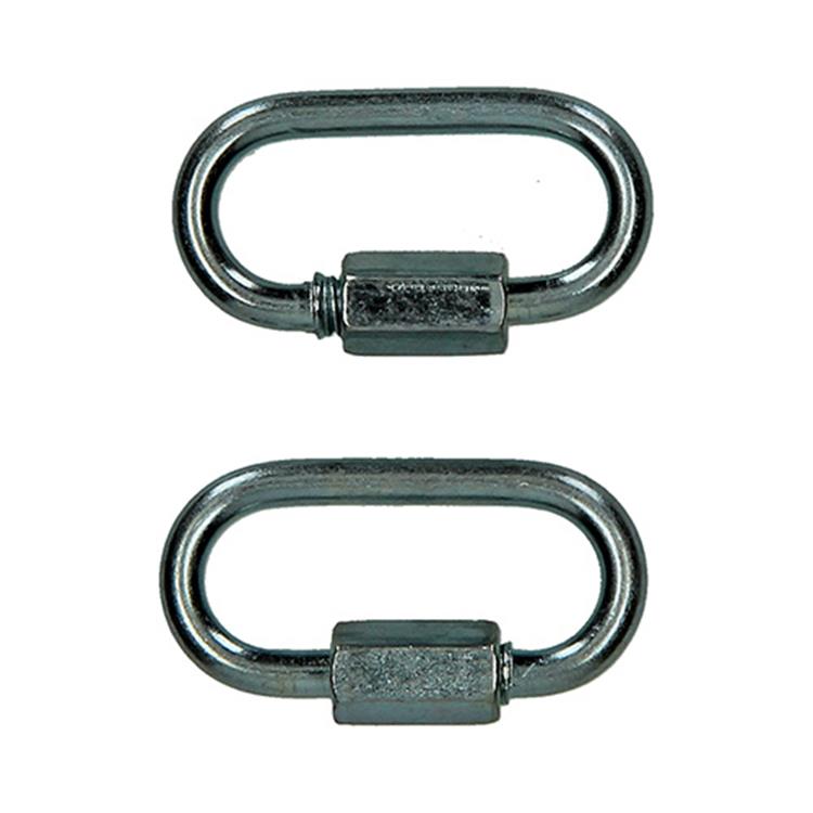 Mack 1008480 - 2 maillons vides + écrou 3,5mm galvanisé | 10 pièces