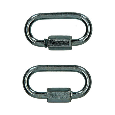 Mack 1008480 - 2 maillons vides + écrou 3,5mm galvanisé | 10 pièces