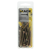 Mack 1017987 - vis pour panneaux d'aggloméré avec tête plaquée jaune. 27 pièces 5,0 x 45 mm | 5 pièces - afbeelding 6