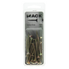 Mack 1018017 - spainplschr.vzkop-auto-assemblage plaqué jaune 30 pièces 4,5 x 45 mm | 5 pièces