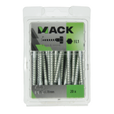 Mack 1018046 - boulon fileté à bois en acier galvanisé 20 pièces 7 x 70 mm | 5 pièces - afbeelding 5