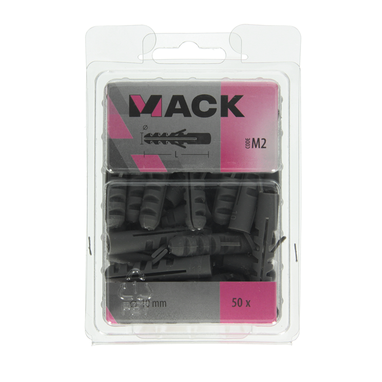 Mack 1018156 - bouchon polyéthylène 50 pcs 10mm | 3 pièces
