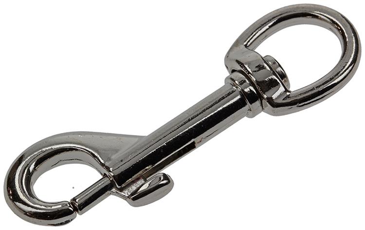 Mack 1008487 - 1 mousqueton 13 x 68mm nickelé | 10 pièces
