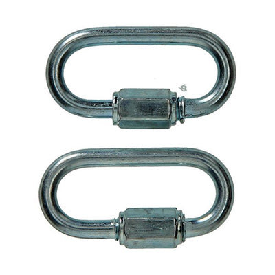 Mack 1008488 - 2 maillons vides + écrou 4mm galvanisé | 10 pièces
