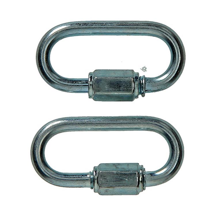 Mack 1008488 - 2 maillons vides + écrou 4mm galvanisé | 10 pièces