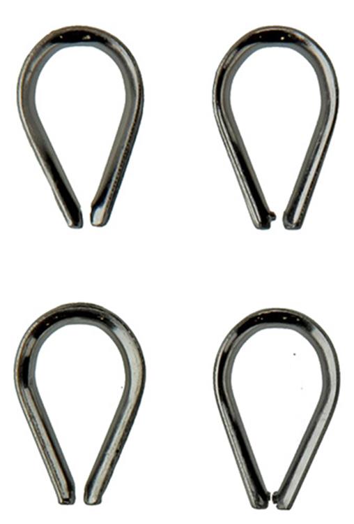 Mack 1008489 - 4 bas 2mm inox | 10 pièces