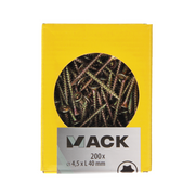 Mack 1020145 - vis pour panneaux d'aggloméré vz kp-autobloquantgvz 200pcs 4,5 x 40 mm | 5 pièces - afbeelding 3