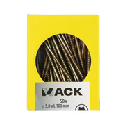 Mack 1020157 - vis pour panneaux d'aggloméré vz kp-self-lockinggvz 50 pcs 5,0 x 100 mm | 5 pièces - afbeelding 2