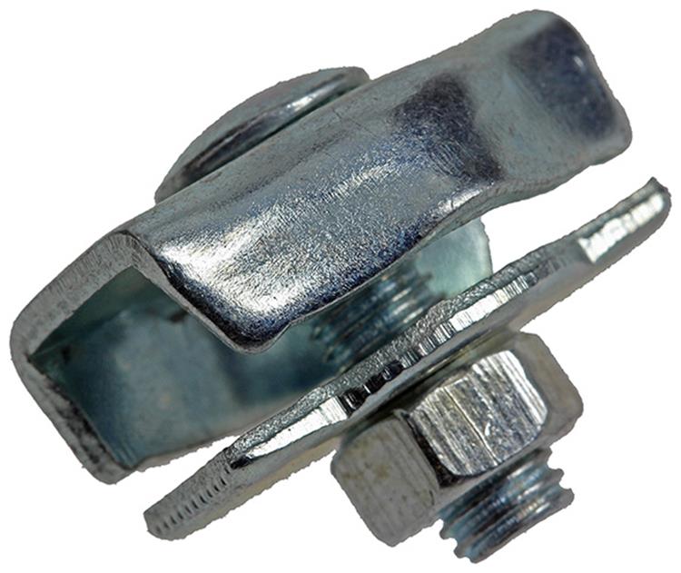 Mack 1008493 - 2 serre-fils en acier 4mm simplex galvanisé | 10 pièces