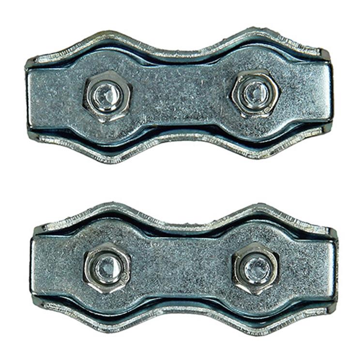 Mack 1008497 - 2 serre-fils en acier 5mm duplex galvanisé | 10 pièces