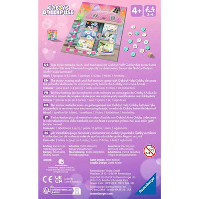 Ravensburger Gabby's Dollhouse Gabby Help Memory Game