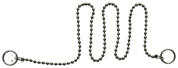 Mack 1008511 - 1 chaîne d'évier accessoires chromés k 50cm | 10 pièces