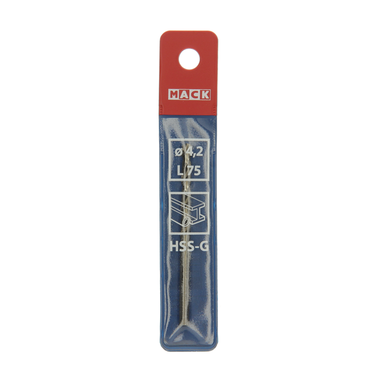 Mack 1018404 - foret à métaux hss g din 338 ø 4,2 x 75 mm | 5 pièces