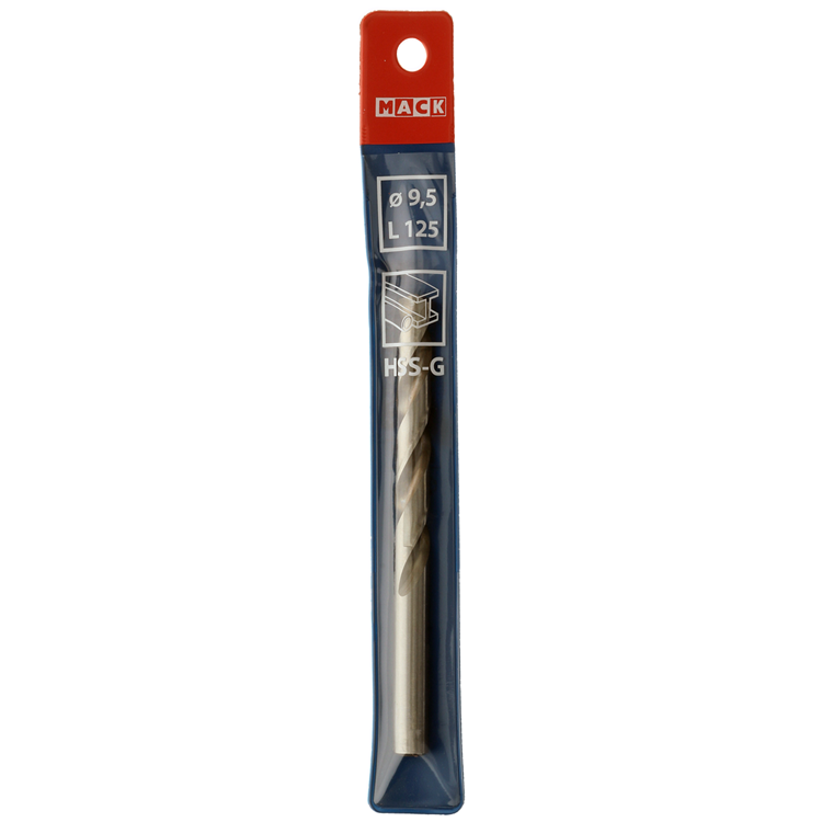 Mack 1018415 - foret à métaux hss g din 338 ø 9,5 x 125 mm | 5 pièces