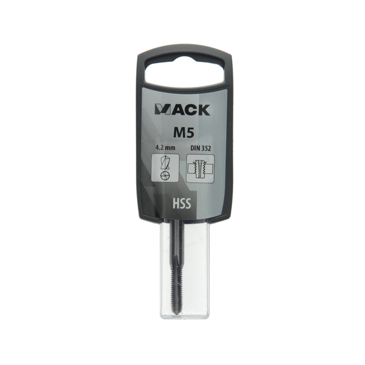 Mack 1018374 - taraud pour machine à fileter m5 | 3 pièces