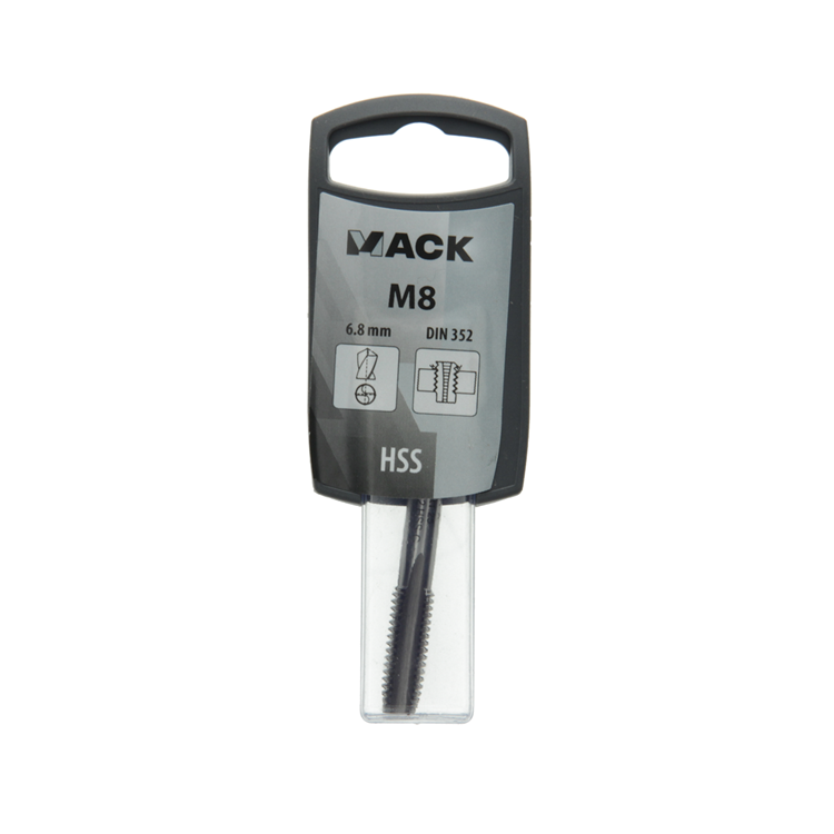 Mack 1018376 - taraud pour machine à fileter m8 | 3 pièces
