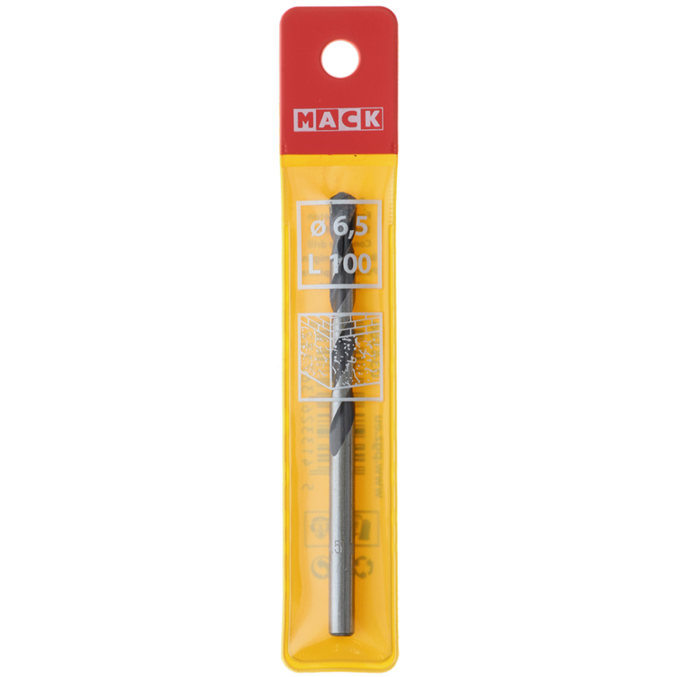 Mack 1018447 - foret à béton DIN 8039 ø 6,5 x 100 mm | 5 pièces