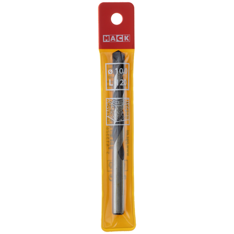 Mack 1018451 - foret à béton DIN 8039 ø 10,0 x 120 mm | 5 pièces