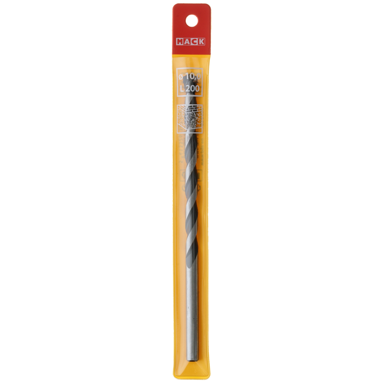 Mack 1018464 - foret à béton DIN 8039 ø 10,0 x 200 mm | 5 pièces