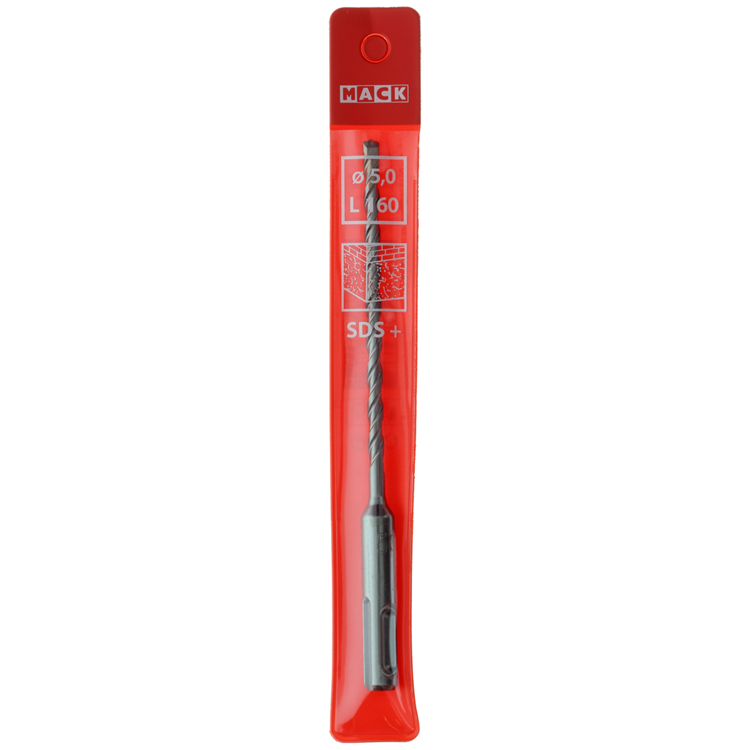 Mack 1018477 - marteau perforateur sds + ø 5,0 x 160 mm | 5 pièces