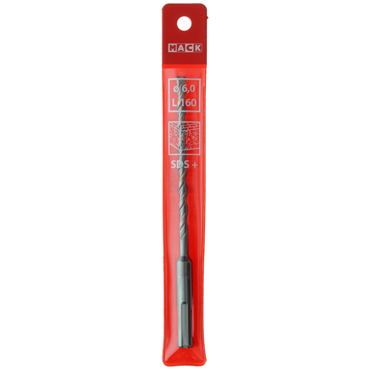 Mack 1018478 - marteau perforateur sds + ø 6,0 x 160 mm | 5 pièces