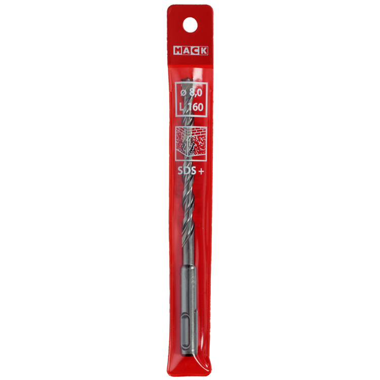 Mack 1018479 - marteau perforateur sds + ø 8,0 x 160 mm | 5 pièces