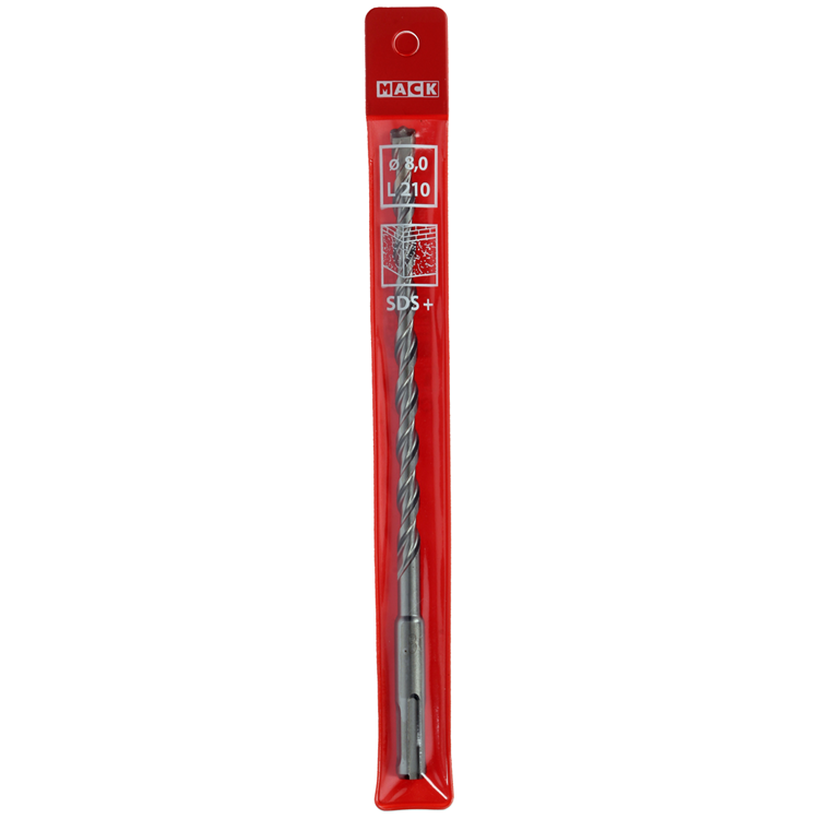 Mack 1018484 - marteau perforateur sds + ø 8,0 x 210 mm | 5 pièces