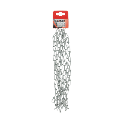 Mack 1005294 - chaîne victor galvanisée din5686ø 2mm l 28mm 2m wwl 32 kg | 5 pièces