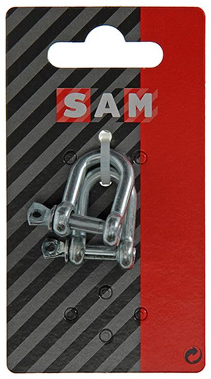 Mack 1008521 - 2 mors droits 5mm galvanisés | 10 pièces
