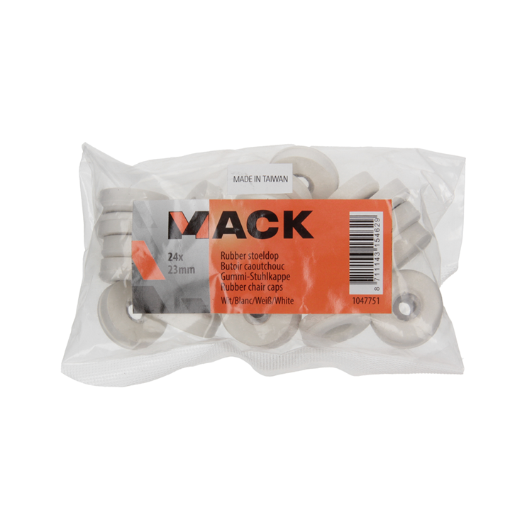 Mack 1047751 - capuchon de siège en caoutchouc blanc ø 23 mm 24 pcs | 6 pièces