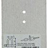 Mack 1008521 - 2 mors droits 5mm galvanisés | 10 pièces