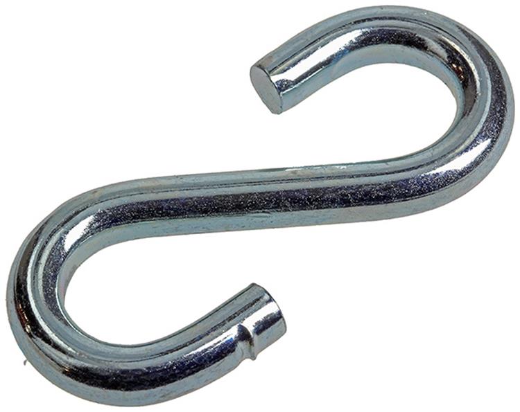 Mack 1008522 - 2 crochets en S ouverts 8,0 x 75 mm galvanisés | 10 pièces