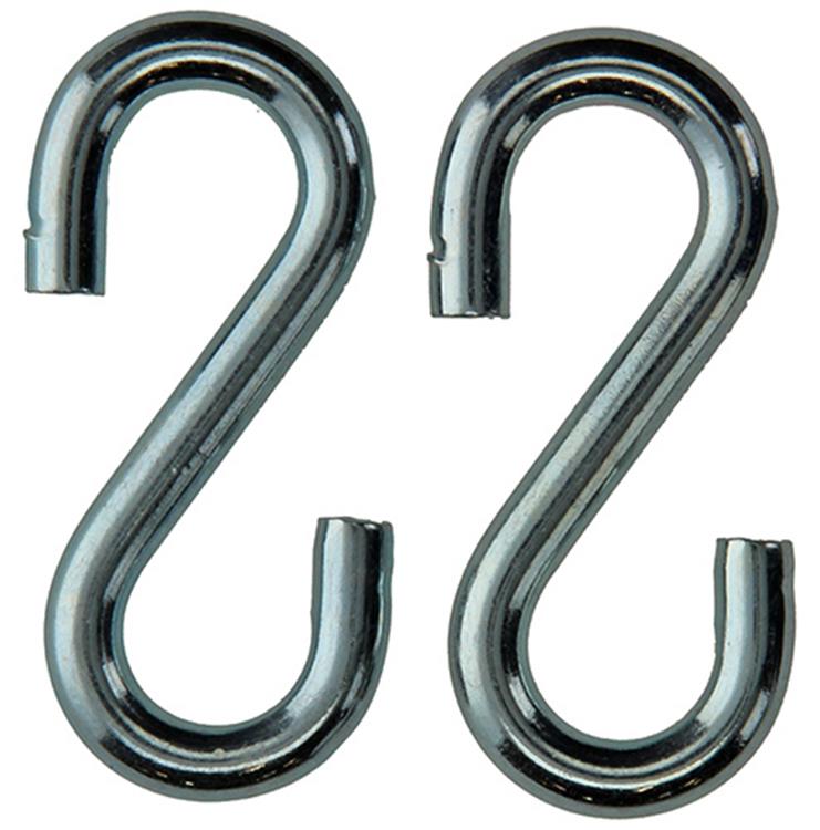 Mack 1008522 - 2 crochets en S ouverts 8,0 x 75 mm galvanisés | 10 pièces