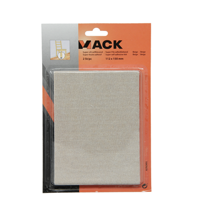 Mack 1047679 - super-feutre autocollant beige 112 x 150 mm 2 pcs | 12 pièces