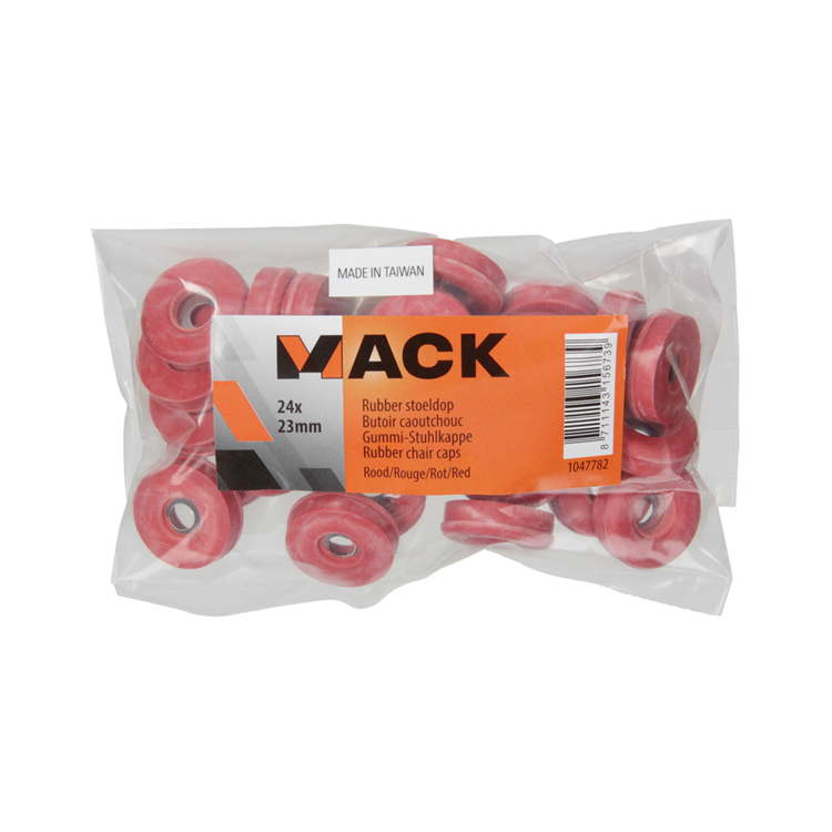 Mack 1047782 - capuchon de siège en caoutchouc rouge ø 23 mm 24 pcs | 6 pièces